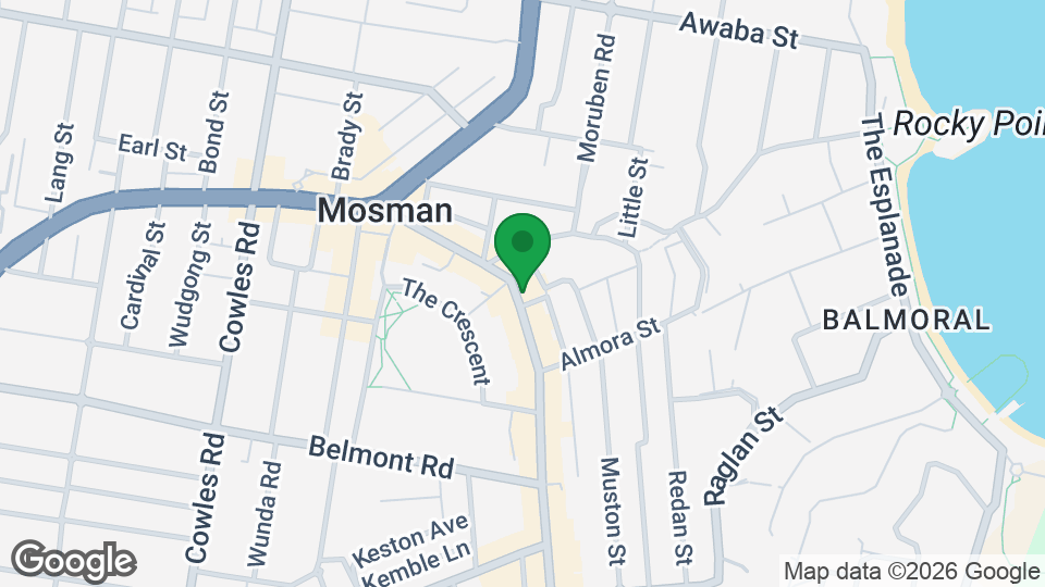Map of Mosman Village Yoga