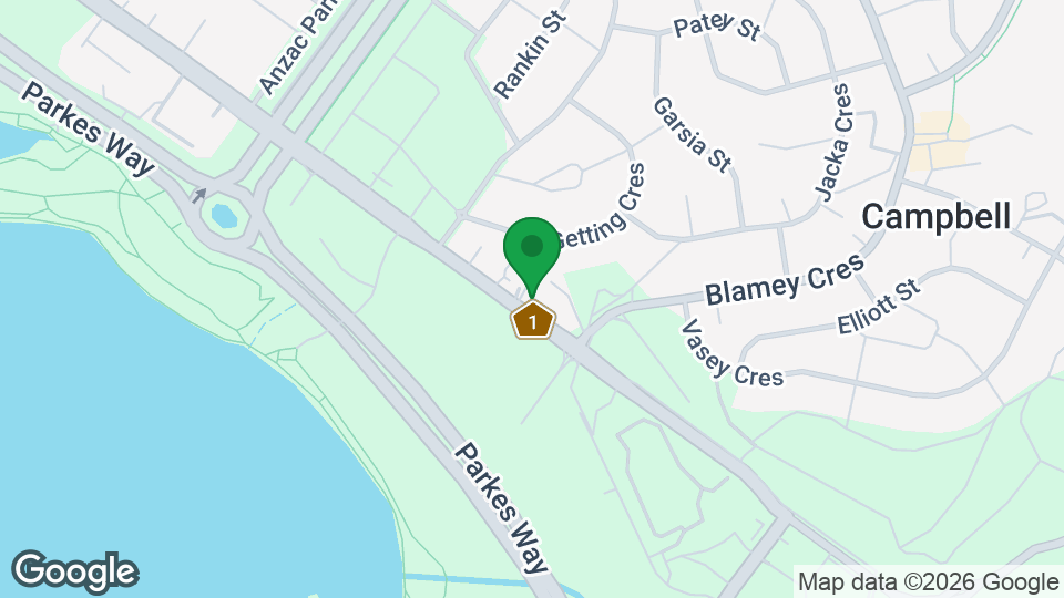 Map of The Athletic Club CBR