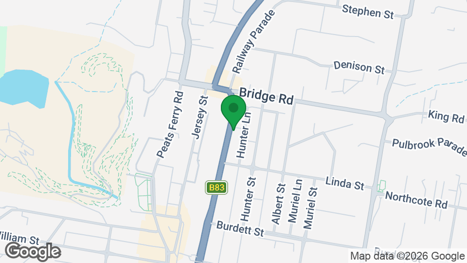 Map of Gracie Barra Hornsby