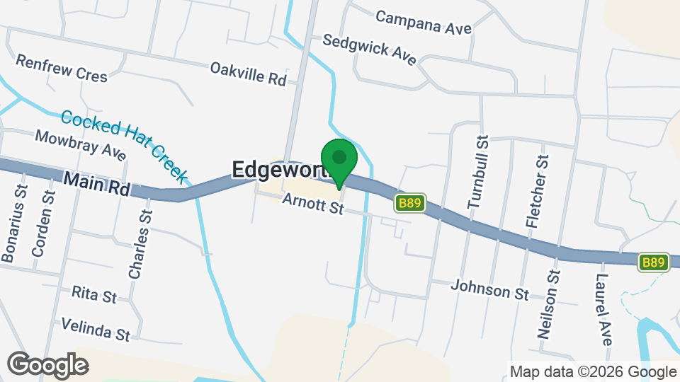 Map of Gracie Barra Edgeworth