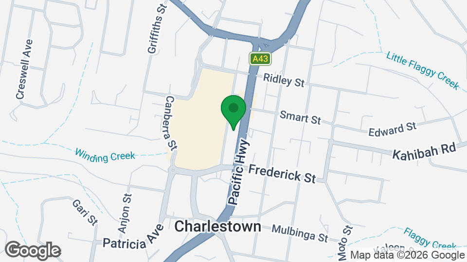 Map of Gracie Barra Charlestown
