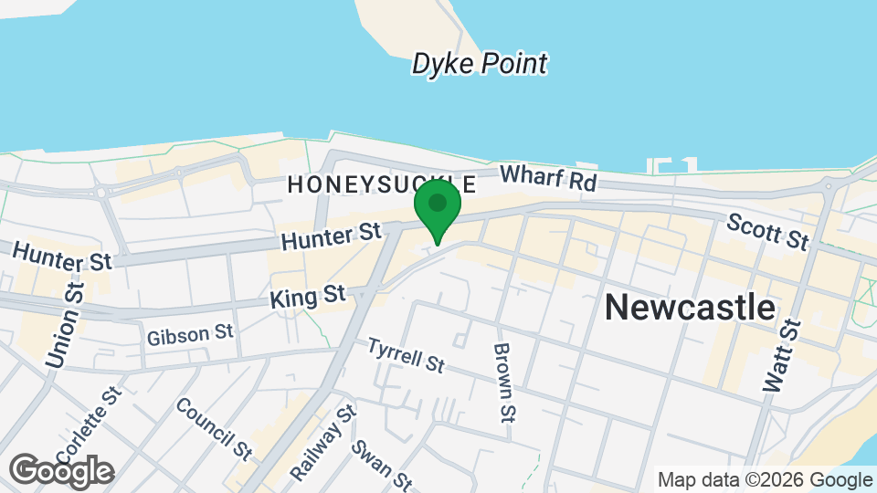 Map of Frontline Yoga - Newcastle