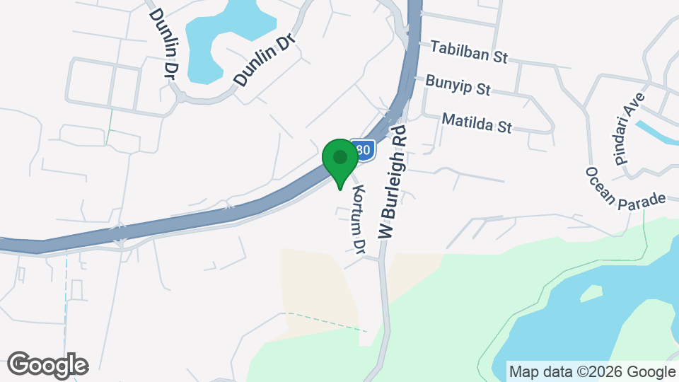 Map of Gracie Barra Burleigh Heads