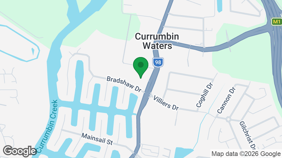 Map of Traditional Brazilian Jiu Jitsu Gold Coast