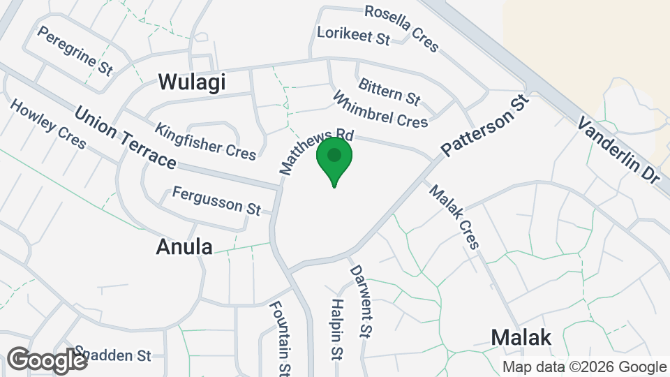 Map of Darwin Shotokan Karate