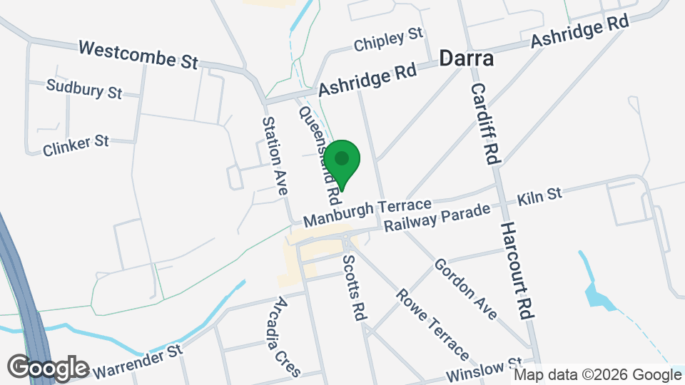 Map of Garra Jiu Jitsu Darra