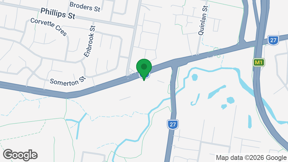 Map of Emily Seebohm Aquatic Centre