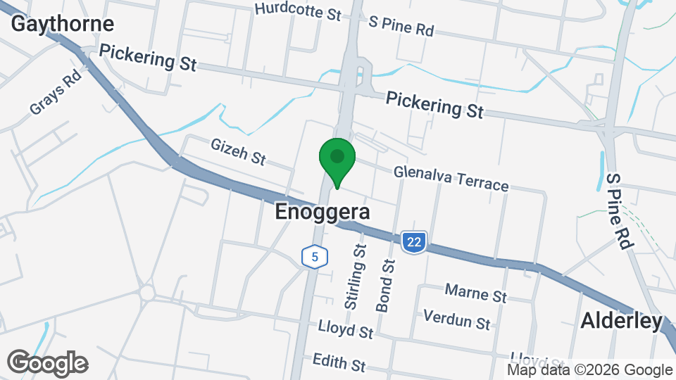 Map of Emma's Yoga Classes