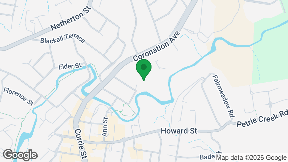 Map of Matt Fiddes Martial Arts Burnside