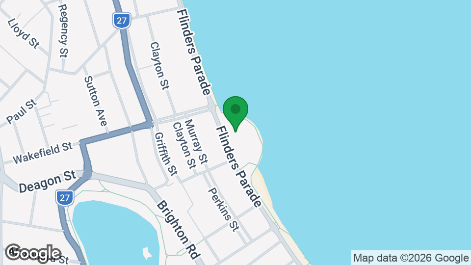 Map of Sandgate Aquatic Centre