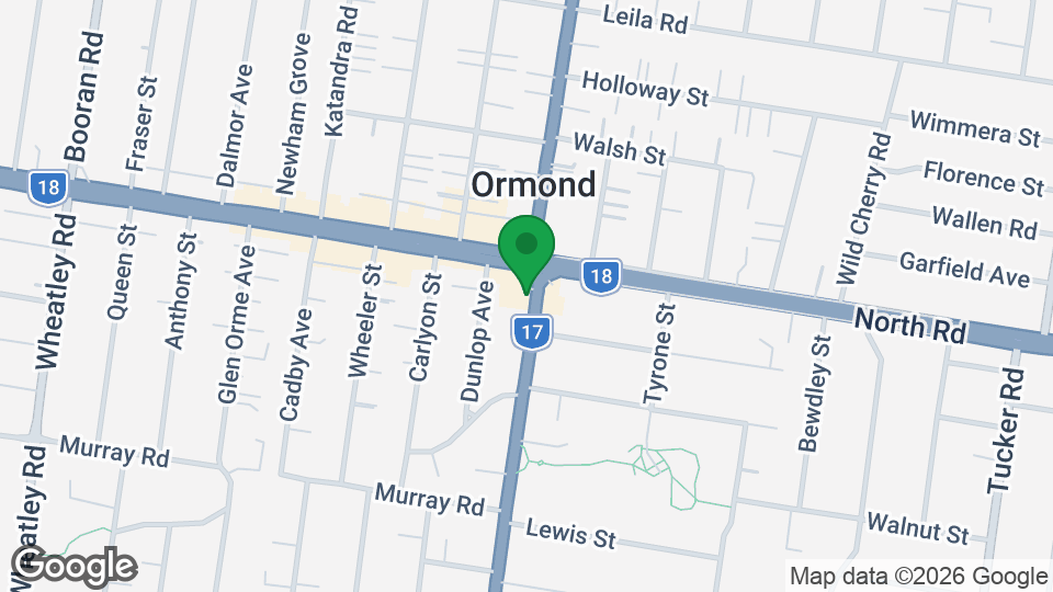Map of Next Level Fitness Clayton Ormond
