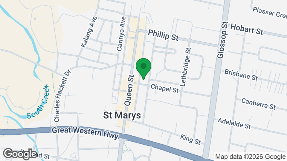 Map of Revolutions Health & Fitness Centre St Marys
