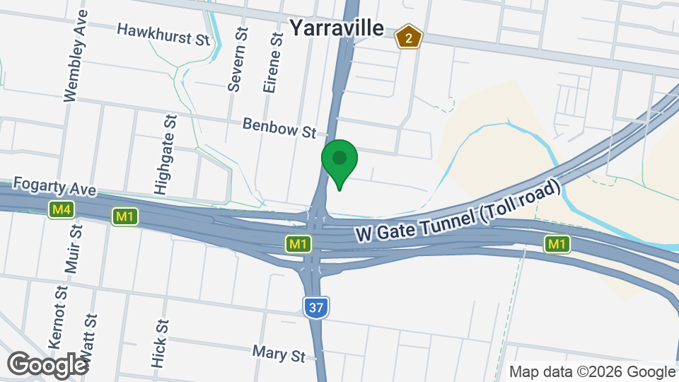 Map of Active Nation Health Club Yarraville