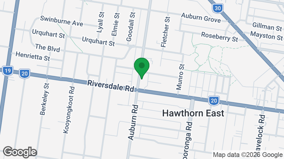 Map of Kula Yoga Hawthorn