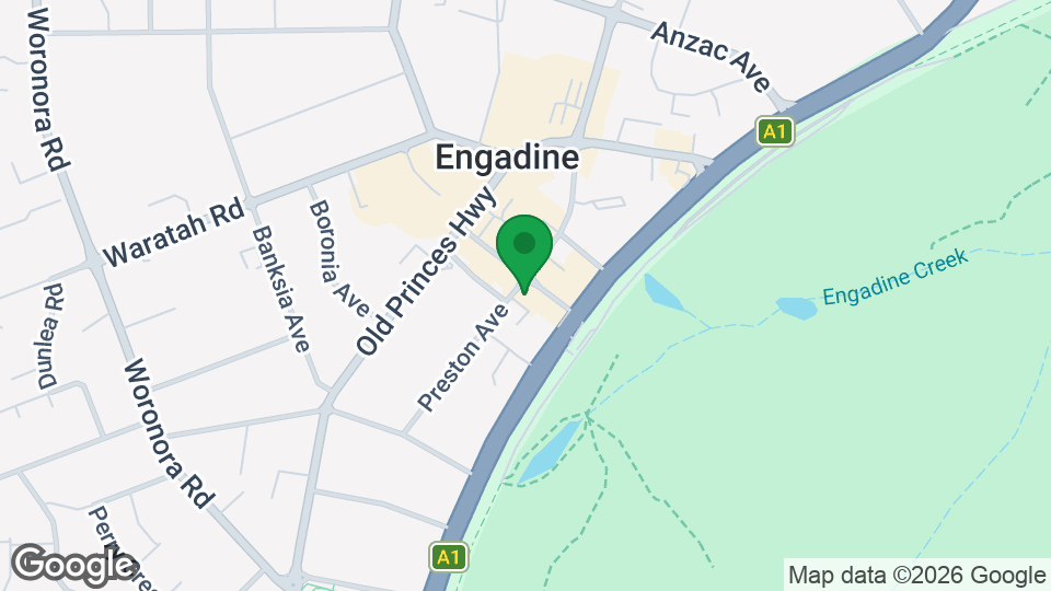 Map of Head Academy Kung Fu Engadine
