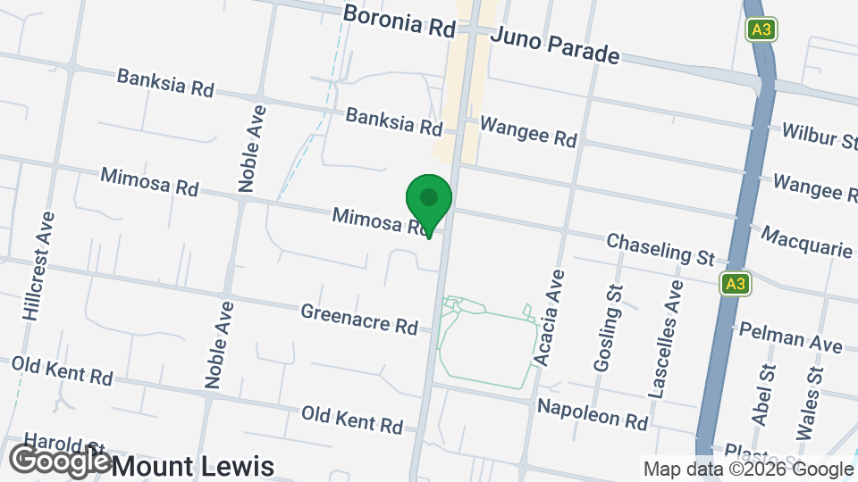 Map of Kyokushin Karate Greenacre