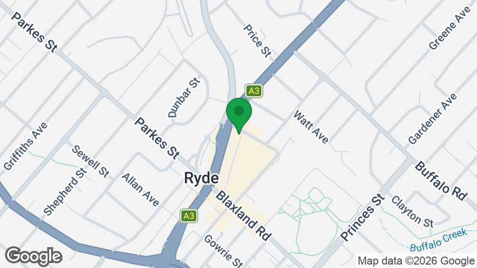 Map of Aquatic Leisure Centre Ryde