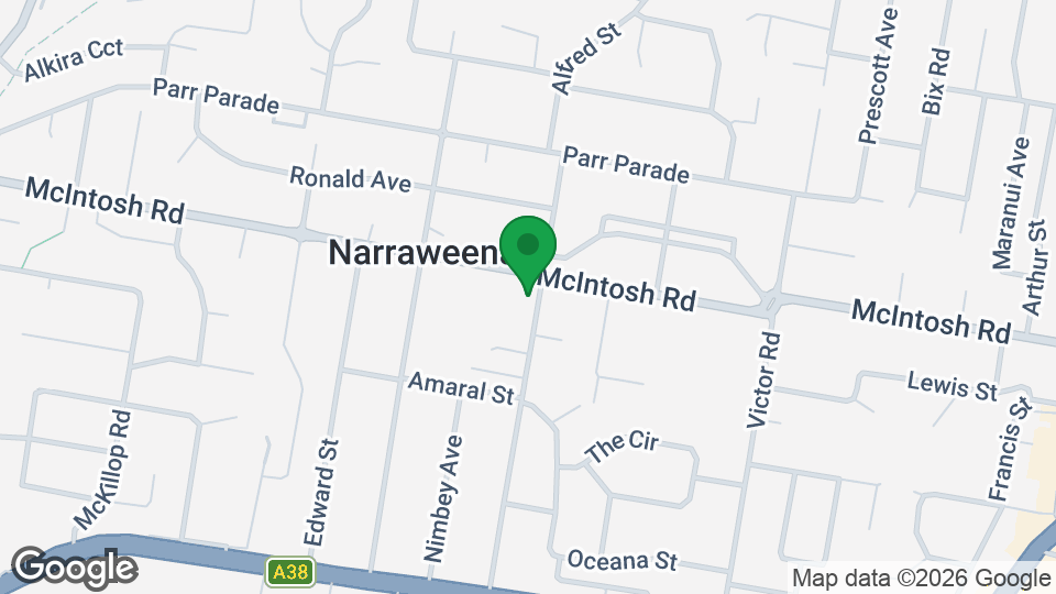 Map of Pacheco Jiu-Jitsu Narraweena