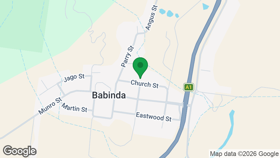 Map of Aquatic Centre Babinda