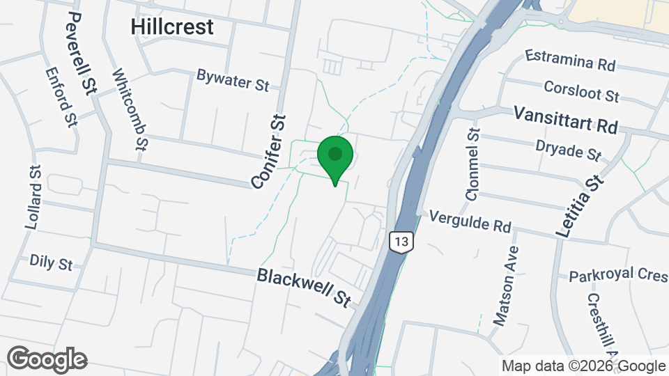Map of Hiya Health Hillcrest