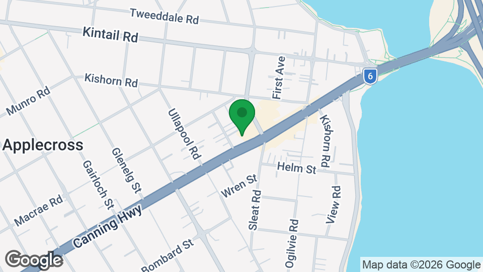Map of Pronto Pilates Applecross
