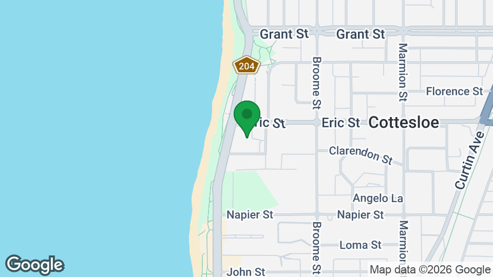 Map of Pronto Pilates Cottesloe