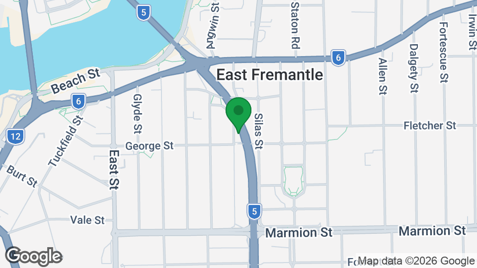 Map of Pronto Pilates East Fremantle