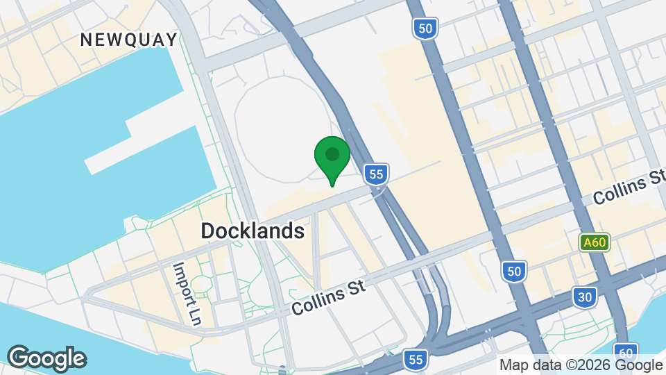 Map of Docklands