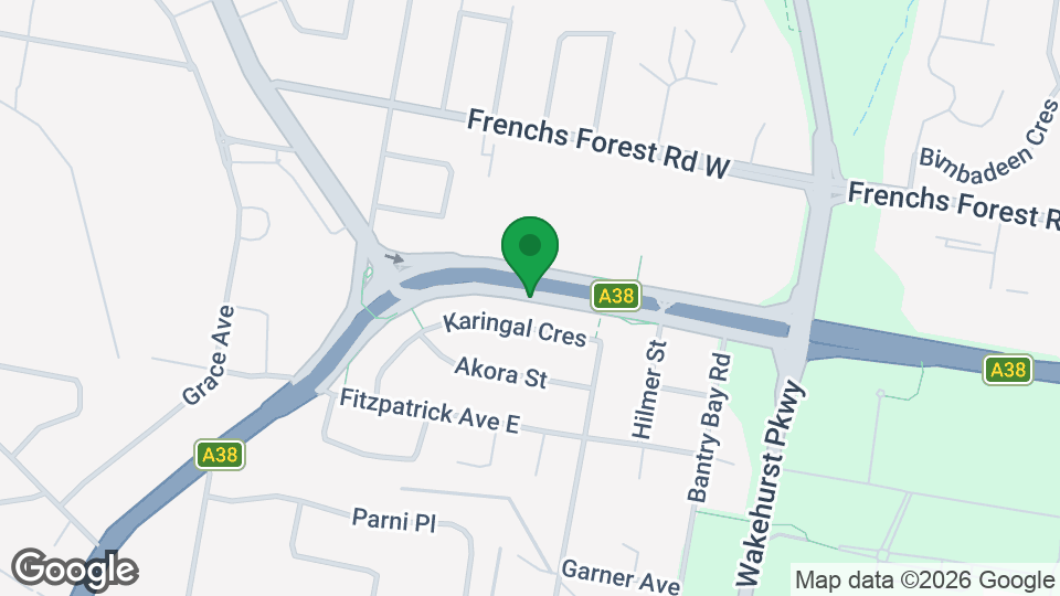 Map of Soul Athletic Club Frenchs Forest
