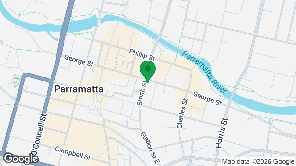 Map of Top Martial Arts Academy Parramatta