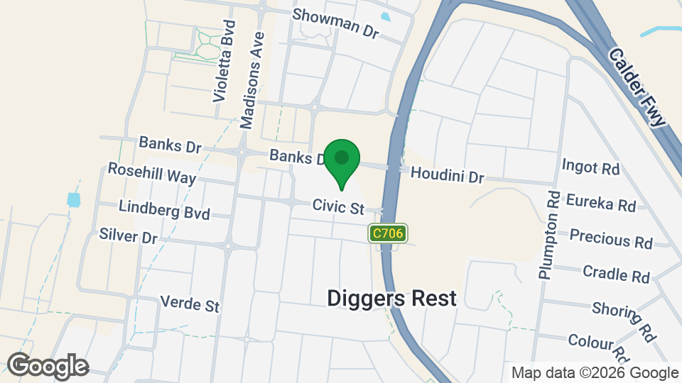 Map of Snap Fitness Diggers Rest