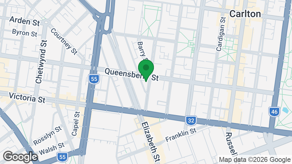 Map of Plus Fitness Carlton