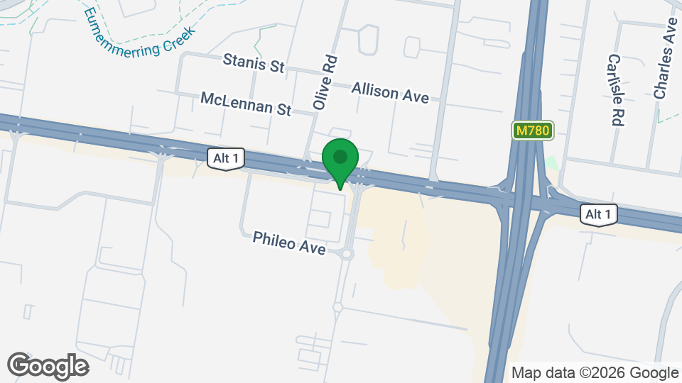 Map of BFT Dandenong South