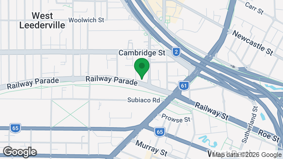Map of BFT West Perth