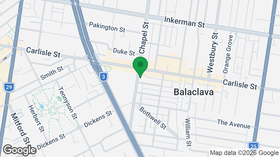 Map of BFT St Kilda