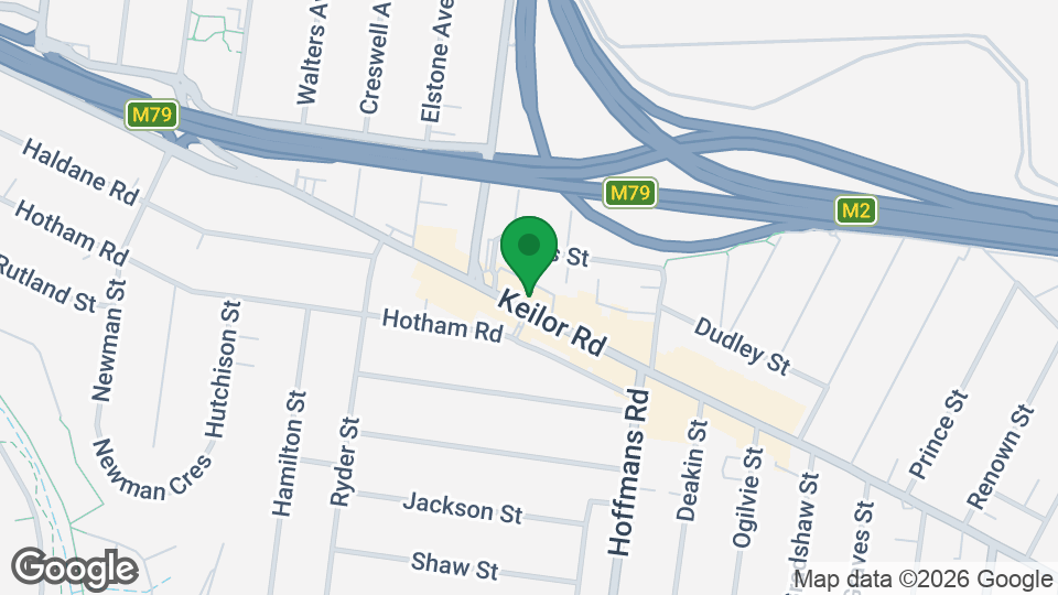 Map of BFT Airport West