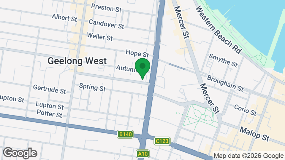 Map of BFT Geelong West