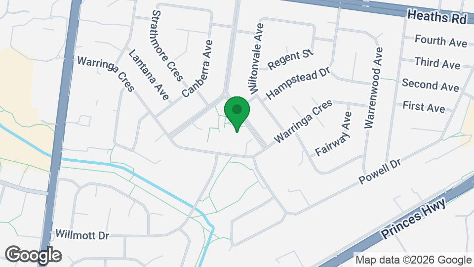 Map of BFT Hoppers Crossing