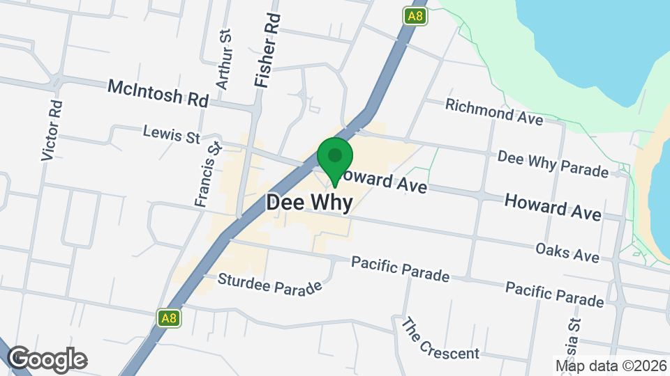 Map of Crunch Fitness Dee Why