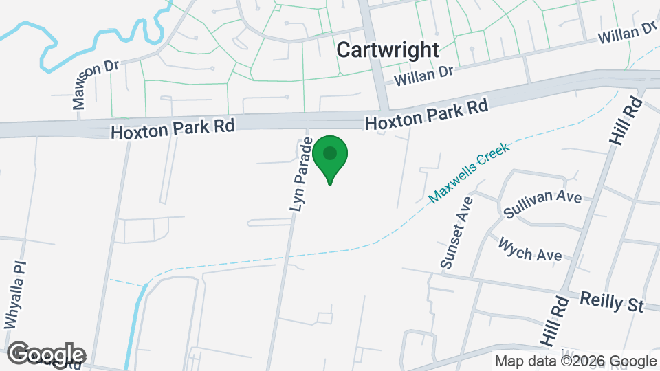 Map of Crunch Fitness Hoxton Park