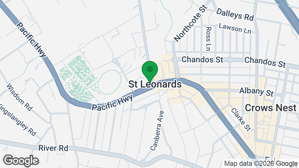 Map of Fitstop St Leonards