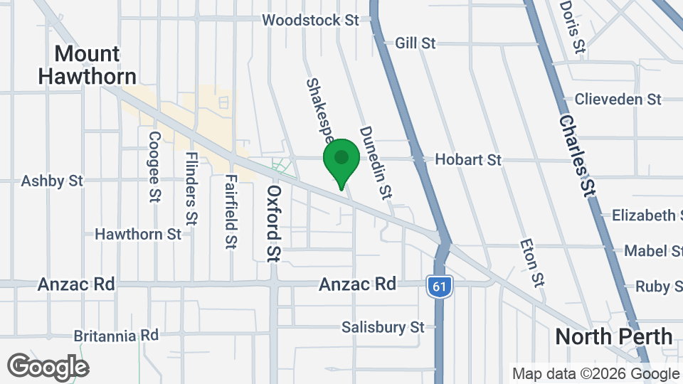 Map of Fitstop North Perth