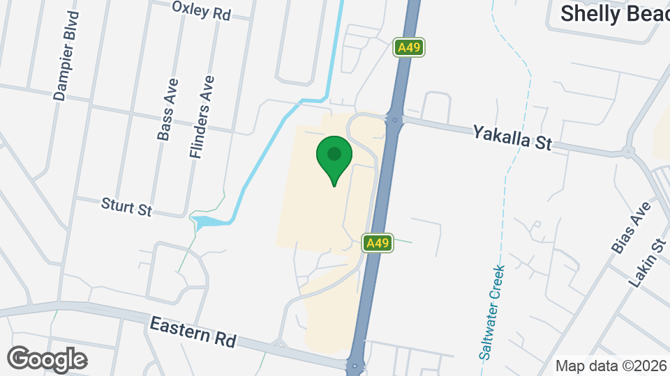 Map of Stepz Fitness Bateau Bay