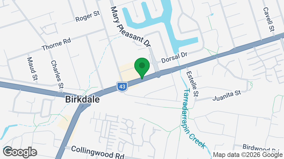 Map of UBX Birkdale