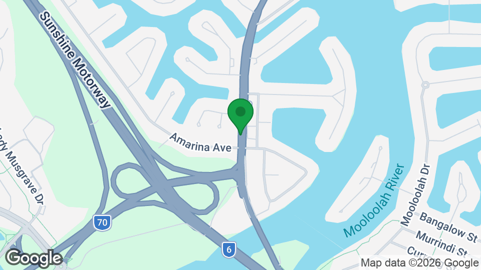 Map of UBX Mooloolaba