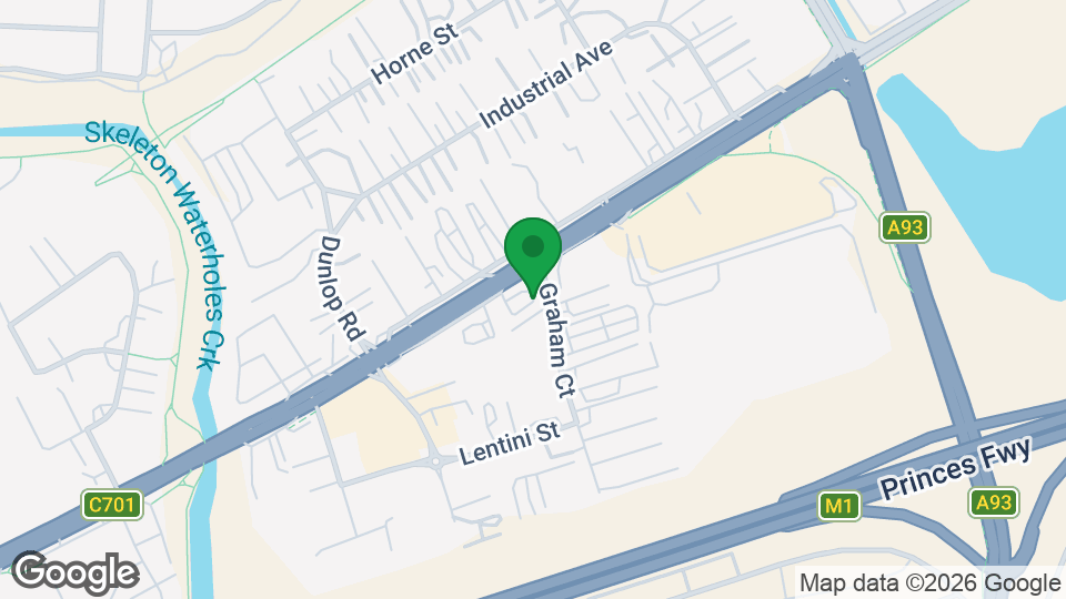 Map of UBX Hoppers Crossing