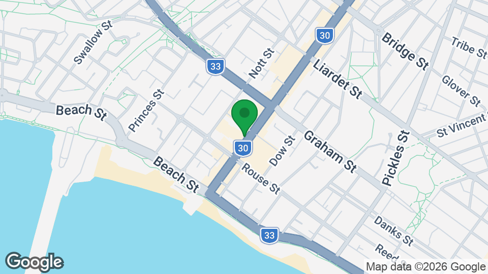 Map of UBX Port Melbourne