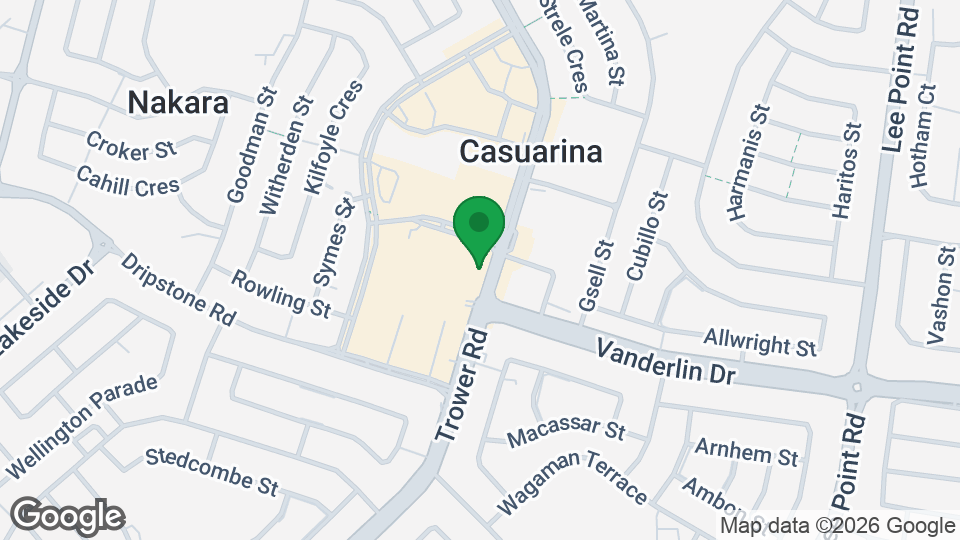 Map of Edge Health Clubs Casuarina