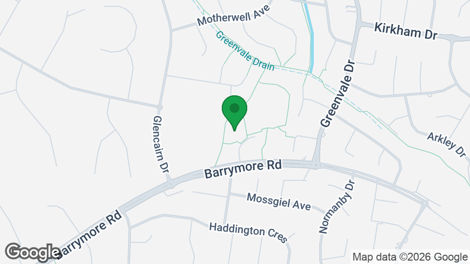 Map of Greenvale Recreation Centre