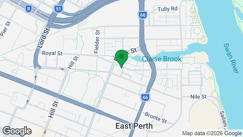 Map of Get Fit For Life East Perth